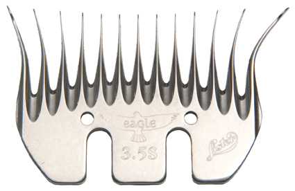Lister Eagle 3.5S Slick/Run-in Shearing Comb 5-pack #228-13230